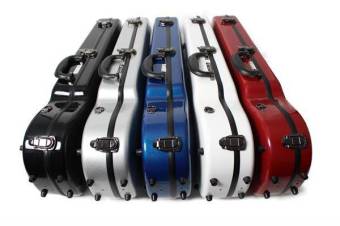 Sinfonica Shaped Fiberglass Violin Case