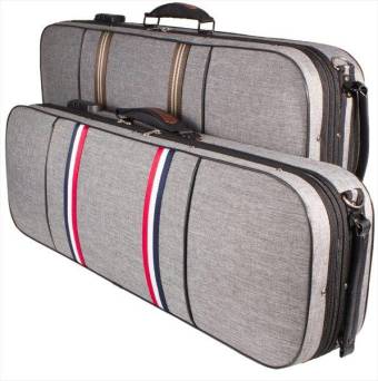 GSJ Oblong Violin Case with Stripes